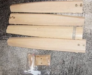 lot 439 image: AntiqueVintageMCM Furniture...Table with Four Legs, Dismantled
