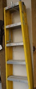 lot 442 image: Garage...Keller Heavy Duty Industrial 6ft Ladder