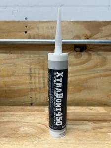 lot 42 image: PREMIER BUILDING SOLUTIONS Case of Xtra Bond 450 Neutral Cure Silicone Sealant- Clear (24 tubes)
