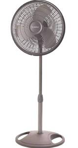 lot 24 image: LASKO 16 in. 3 Speeds Pedestal Fan in Gray with Adjustable Height, Oscillating