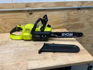 lot 16 image: RYOBI 40V HP Brushless 14 in. Battery Chainsaw (Tool Only)