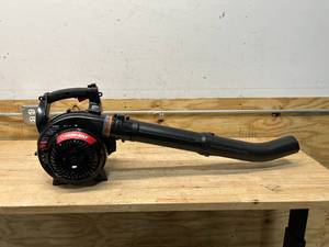 lot 30 image: TROY-BILT 205 MPH 450 CFM 27 cc 2-Cycle Full-Crank Engine Gas Leaf Blower