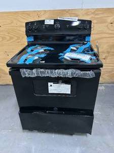 lot 89 image: GE 30 in. 5.0 cu. ft. Freestanding Electric Range in Black