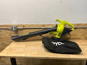 lot 8 image: RYOBI 40V Vac Attack Cordless Battery Leaf VacuumMulcher (Tool Only)