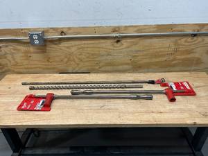 lot 128 image: MILWAUKEE Various SDS MAX Bits