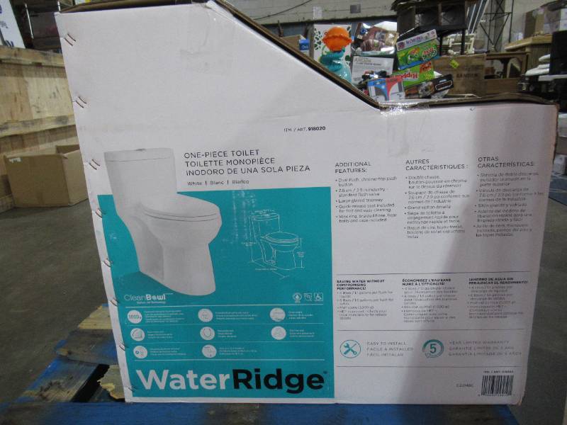 Water ridge store toilet