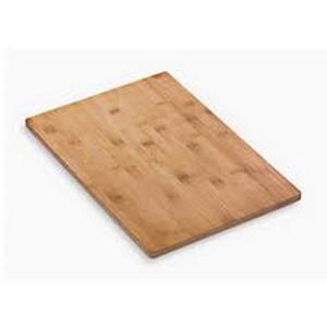 lot 17 image: Kohler K-21613-NA Cutting Board, 12 in L, 17-12 in W, 34 in Thick, Bamboo