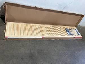 lot 114 image: Kimberly Bay 30 x 80 inch Unfinished Bifold Doors