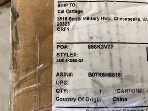 lot 116 image: Amazon Basics 5 inch Smart Queen Size Box Spring Bed Base