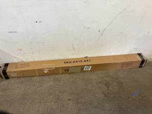 lot 117 image: JEAREY 8 x 10 ft. Black Rectangular Patio Umbrella