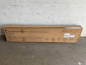 lot 223 image: Starfavor 88-Keys Piano Keyboard with Keyboard Stand, Sustain Pedal, and Carrying Case
