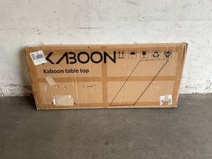 lot 230 image: Kaboon 45 x 20 Oak DeskTable Top Only in Oak Finish