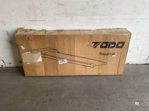 lot 237 image: TODO 2-in-1 Black Under Desk Treadmill Walking Pad with LED Display and Remote Control