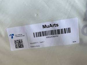 lot 269 image: MuArts Crystal Clear Heavy Duty Hard Chair Mat