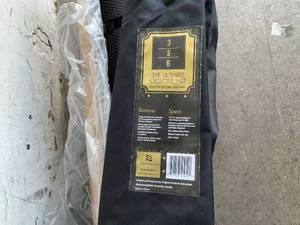 lot 273 image: S36 12 x 6 ft. Anti-Slip Black Exercise Mat