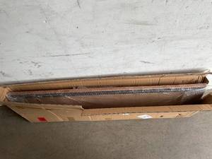 lot 281 image: WGX Design For You Industrial Pipe and Wood Rolling Garmet Rack
