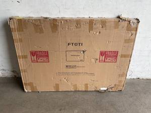 lot 282 image: FTOTI 48 x32 inch Dimmable LED Anti-Fog Wall Bathroom Mirror