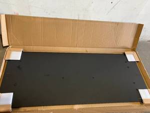 lot 304 image: TechOrbits 42 inch Adjustable Black Standing Desk Converter