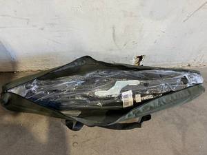lot 308 image: Tough Outdoors Army Green Folding Camping Cot with Organizer & Storage Bag