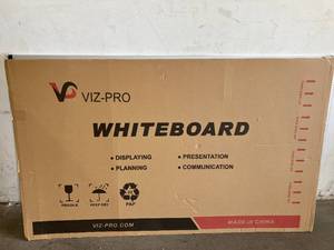 lot 330 image: VIZ-PRO 60 x 36 inch Magnetic Dry Erase BoardWhiteboard