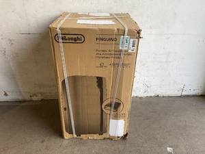 lot 19 image: DeLonghi 14000 BTU Portable Air Conditioner, Dehumidifier & Fan  Cool Surround Remote wBuilt-in Temperature Control Sensor & Quiet Mode, 700 sq ft