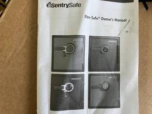 lot 52 image: SentrySafe 2.0 cu. ft. Fireproof & Waterproof Safe with Dial Combination Lock