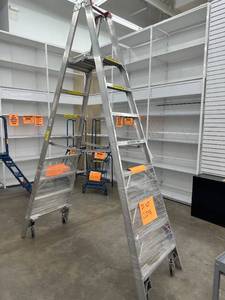 lot 12 image: 8 Step A Frame Werner Co 10 Ft