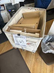 lot 27 image: Small Fabric Rolling Bin Dandux