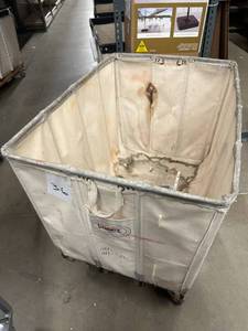 lot 36 image: Large Fabric Rolling Bin Dandux 40x28x30