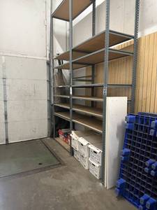 lot 62 image: Racking with 15 Shelves 8ftx12ftx2ft