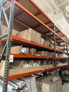 lot 64 image: Pallet Racking 3 Uprights 20 Beams 10 Platforms 24 inches