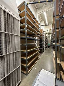 lot 66 image: Light Duty Racking 2 Uprights 11 Beams 2 Uprights