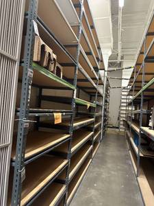 lot 68 image: Light Duty Racking 11 4Ft Shelves 18 8Ft Shelves