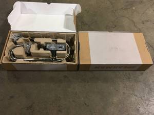Lots of 2 SensorFlo Touchless Gooseneck AC Powered Sensor Faucet with Mixer in Polished Chrome by Speakman   Customer Returns See Pictures
