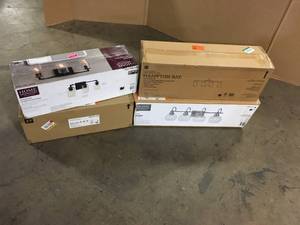 Lot of Assorted Lighting Various Models and Conditions  Customer Returns See Pictures