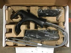KOHLER Sundae Single Handle Single Hole Bathroom Faucet in Matte Black  Customer Returns See Pictures
