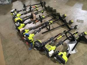 Lot of Assorted Lawn Care Items Various Models and Conditions  Customer Returns See Pictures