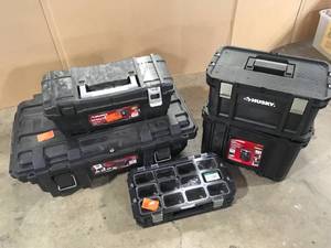 Lot  of Assorted Tool Boxes Various Models and Conditions Customer Returns See Pictures