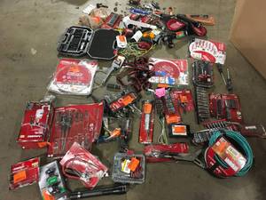 Lot of Assorted Hand Tools and Hardware Various Models and Conditions   Customer Returns See Pictures