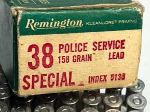 lot 8 image: (50) Rounds Of Remington Police Service .38-Special 158grain Lead Special index