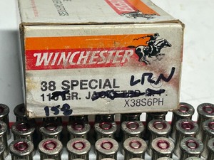 lot 9 image: (50) Rounds Of Winchester Super-X .38-Special 158grain FMJ