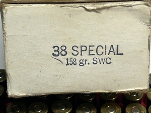 lot 13 image: (50) Rounds Of Reloaded .38-Special 158grain Semi-Wadcutter