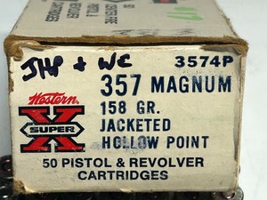 lot 17 image: (50) Rounds Of Assorted .357-Magnum 158grain JHP & Wadcutter