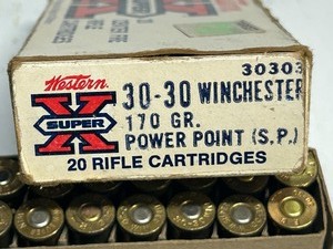 lot 28 image: (20) Rounds Of Winchester .30-30 170grain Power Point SP