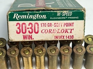 lot 29 image: (20) Rounds Of Remington .30-30 Core-Lokt 170grain Soft Point