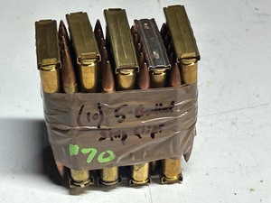 lot 70 image: (10) 5-Bullet Strip Clips -- .308 