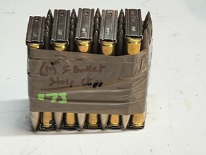 lot 73 image: (10) 5-Bullet Strip Clips -- .308 