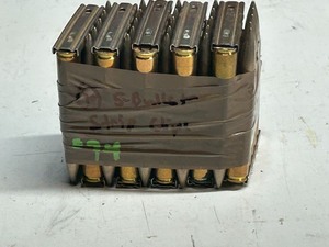 lot 74 image: (10) 5-Bullet Strip Clips -- .308 