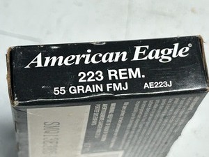 lot 79 image: (20) Rounds Of American Eagle .223 55grain FMJ