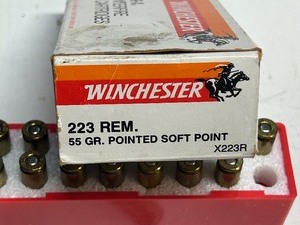 lot 89 image: (20) Rounds Of Winchester .223 55grain PSP